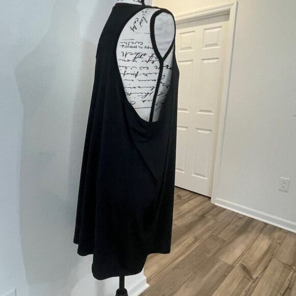 ATHLETA MIDI TANK DRESS UPF 50 POCKETS BLACK SZ XXL TENNIS/PICKLEBALL VERSATILE - Picture 10 of 16